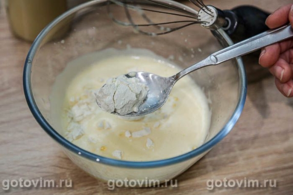 Заварной крем с яблочным пюре в микроволновке Заварной крем с яблочным пюре в микроволновке