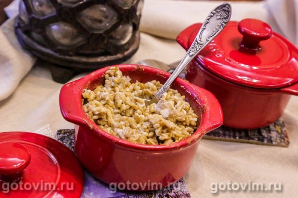 Каша из цельного овса в горшочках (в духовке) Каша из цельного овса в горшочках (в духовке)