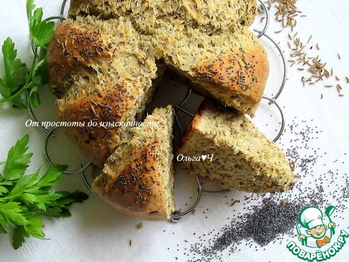 Быстрый хлеб с маком и тмином Быстрый хлеб с маком и тмином