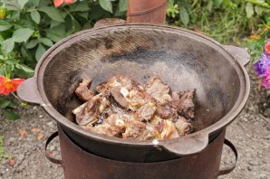 Шурпа на костре