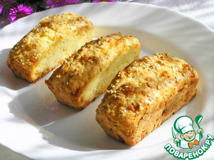 Сырно-чесночные булочки "Два сыра"