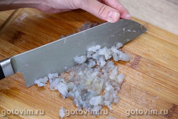 Клецки из манки с креветками Клецки из манки с креветками