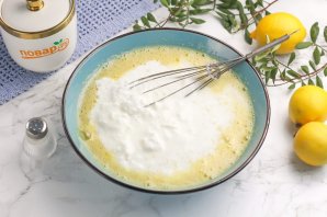 Лимонный кекс в глазури Лимонный кекс в глазури