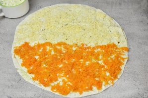 Рулет из лаваша с горбушей