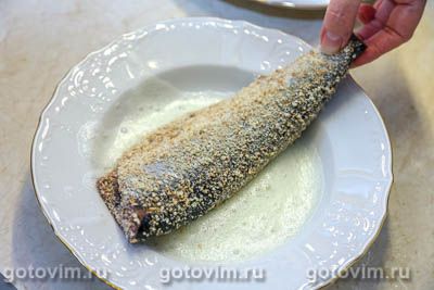 Жареная сельдь в сухарях