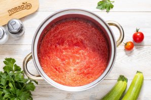 Кабачки в томате на зиму