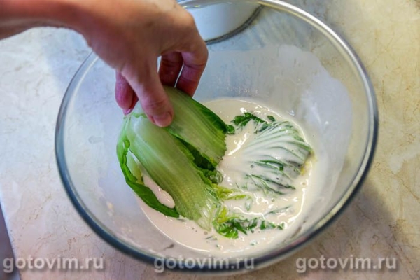 Пекинская капуста в кляре Пекинская капуста в кляре