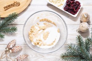 Новогоднее печенье с клюквой Новогоднее печенье с клюквой