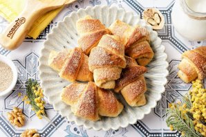 Рогалики с корицей и орехами Рогалики с корицей и орехами