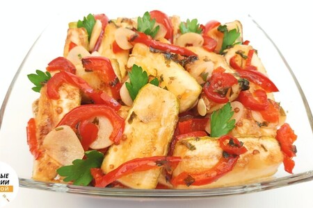 Закуска из кабачков в остро-медовом маринаде Закуска из кабачков в остро-медовом маринаде