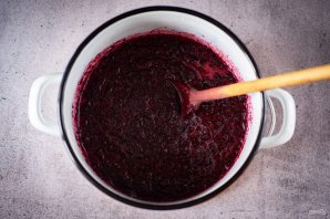 Черноплодная рябина протертая с сахаром Черноплодная рябина протертая с сахаром