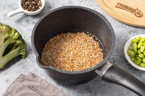 Боул с зеленой гречкой Боул с зеленой гречкой