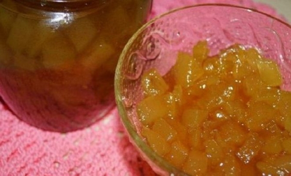 Простое кабачковое варенье с бананами Простое кабачковое варенье с бананами