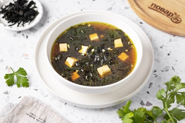 Суп из сушеной морской капусты Суп из сушеной морской капусты