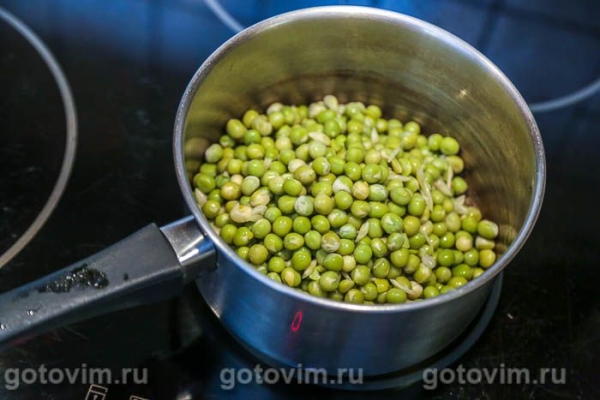 Пюре из замороженного зелёного горошка Пюре из замороженного зелёного горошка