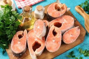 Форель солёная в масле Форель солёная в масле