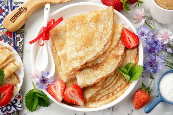 Блины заварные