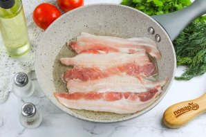 Булгур с беконом Булгур с беконом