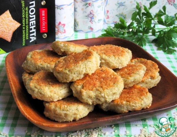 Печенье из поленты на сковороде Печенье из поленты на сковороде