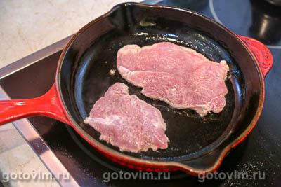 Отбивные из свинины, маринованные в рассоле Отбивные из свинины, маринованные в рассоле