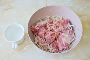 Шашлык из свинины с абрикосами Шашлык из свинины с абрикосами