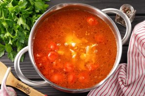 Куриный суп с кускусом Куриный суп с кускусом