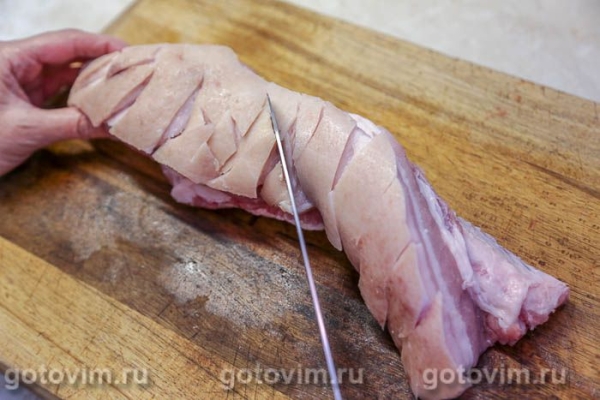 Свиная грудинка, запеченная с глазурью из смородины с апельсином Свиная грудинка, запеченная с глазурью из смородины с апельсином