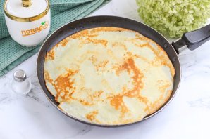 Простые блины на молоке