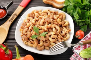 Жареные макароны Жареные макароны