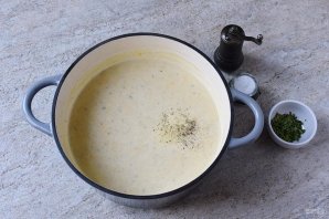 Суп с сыром Чеддер