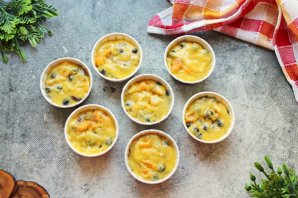 Маффины с черникой и абрикосами