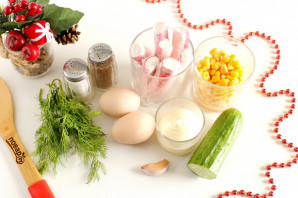 Салат "Снежный краб" Салат "Снежный краб"