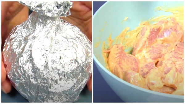 Просто завернула все в фольгу и в духовку. Вкусный вариант необычного ужина Просто завернула все в фольгу и в духовку. Вкусный вариант необычного ужина