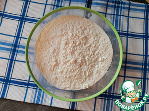 Яблочный кекс с черешней