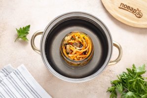 Баклажаны по-корейски с грибами Баклажаны по-корейски с грибами