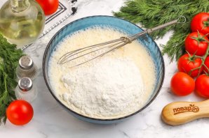 Блины с курицей и сыром