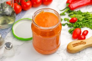 Аджика из помидоров и перца Аджика из помидоров и перца