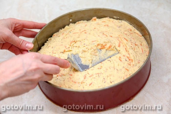 Морковный кекс с орехами Морковный кекс с орехами