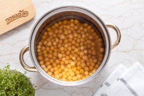 Нут с грибами в сливочном соусе Нут с грибами в сливочном соусе