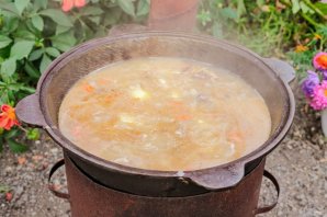 Шурпа на костре