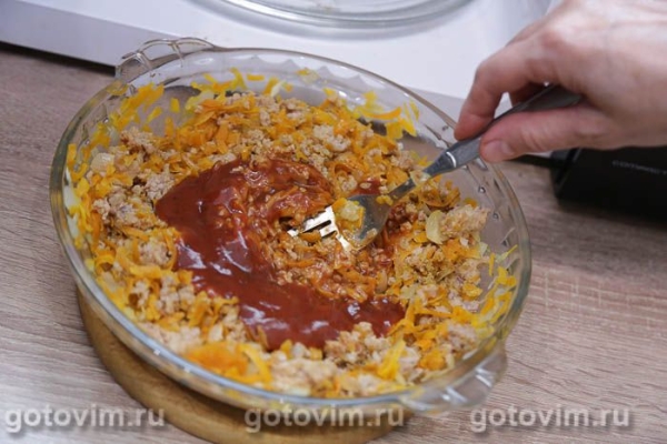 Греческая мусака из баклажанов с мясом в микроволновке Греческая мусака из баклажанов с мясом в микроволновке