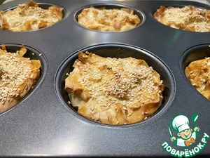 Хрустящие пирожки с тунцом и пекинской капустой Хрустящие пирожки с тунцом и пекинской капустой