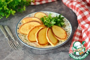 Оладьи из картофельного пюре с манкой Оладьи из картофельного пюре с манкой