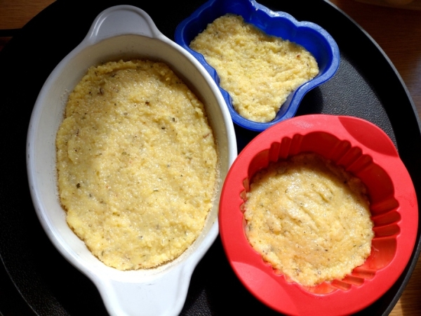 Закуска из овощей и грибов на поленте Закуска из овощей и грибов на поленте