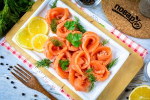 Соленая красная рыба Соленая красная рыба