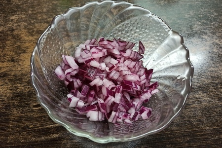 Салат "селёдка под шубой" с икорным майонезом