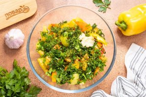 Салат с болгарским перцем на зиму Салат с болгарским перцем на зиму