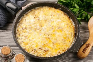 Запеканка из цветной капусты на сковороде Запеканка из цветной капусты на сковороде