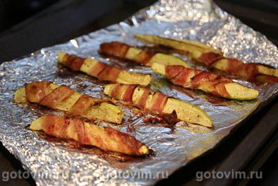 Кабачки в беконе Кабачки в беконе