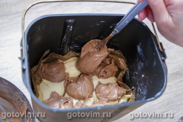 Мраморный кекс в хлебопечке